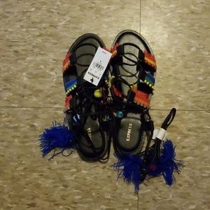 Express lace up sandals
